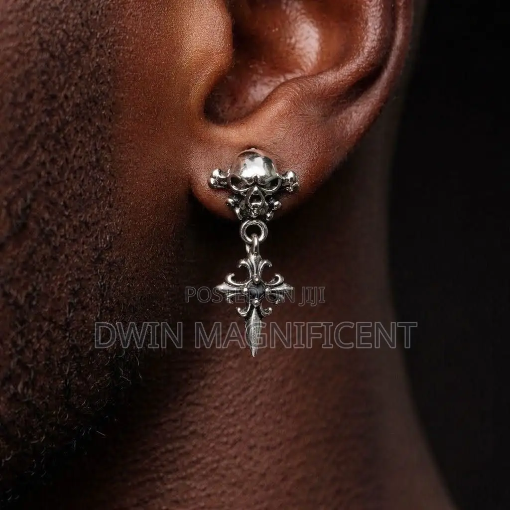 Stainless Hip Hop Earrings (Pair)