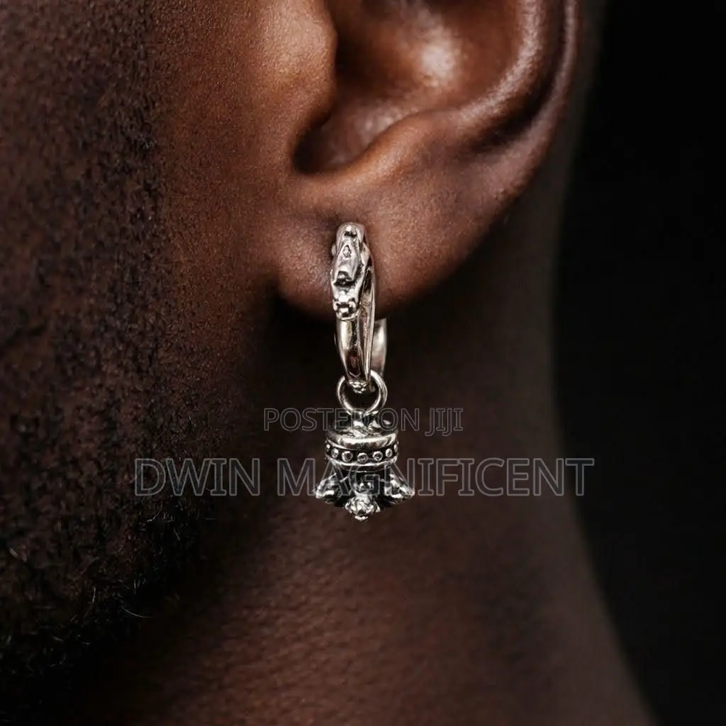 Stainless Hip Hop Earrings (Pair)