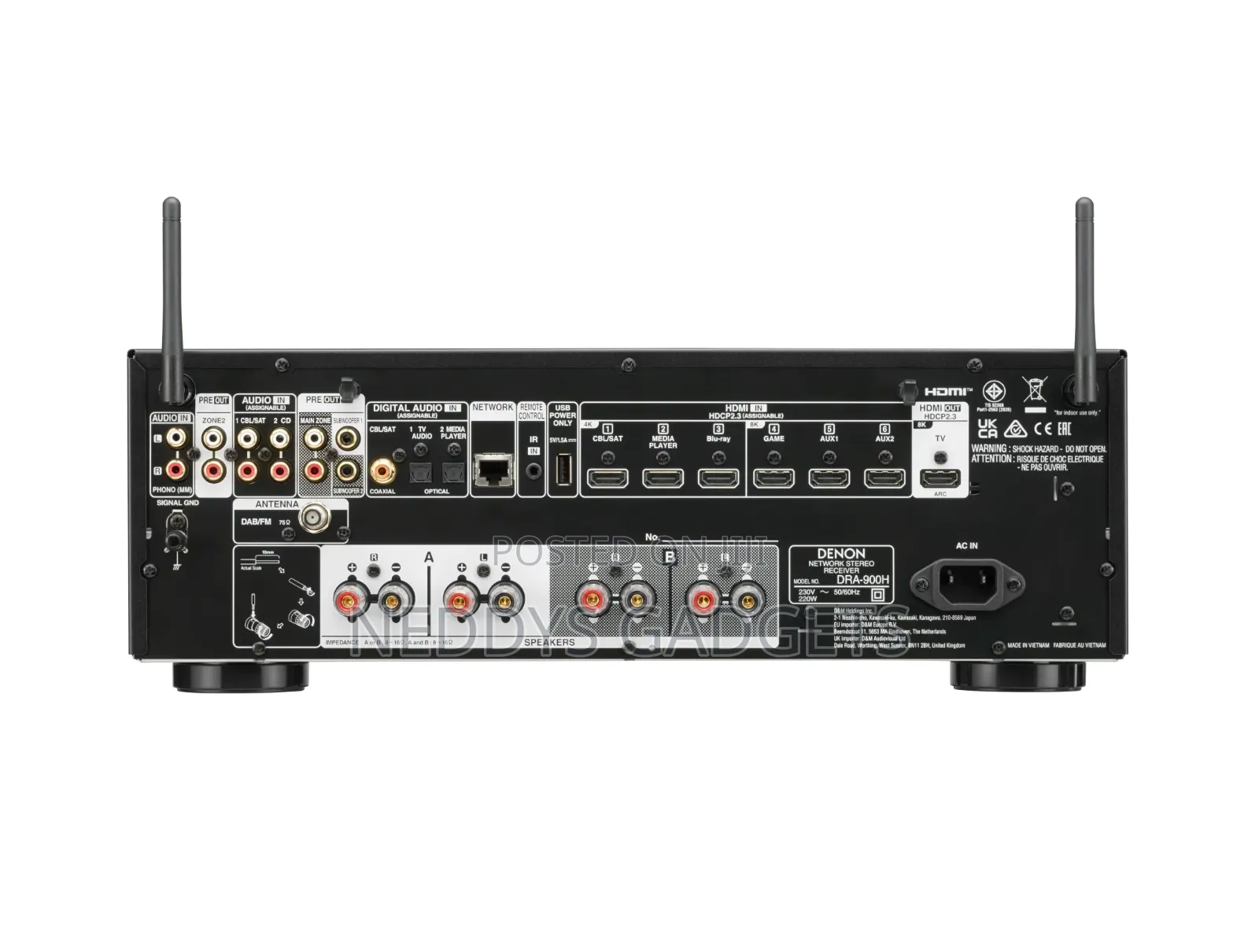 Denon 
Dra-900h
2.2 Ch. 100 AV Receiver Powered by HEOS