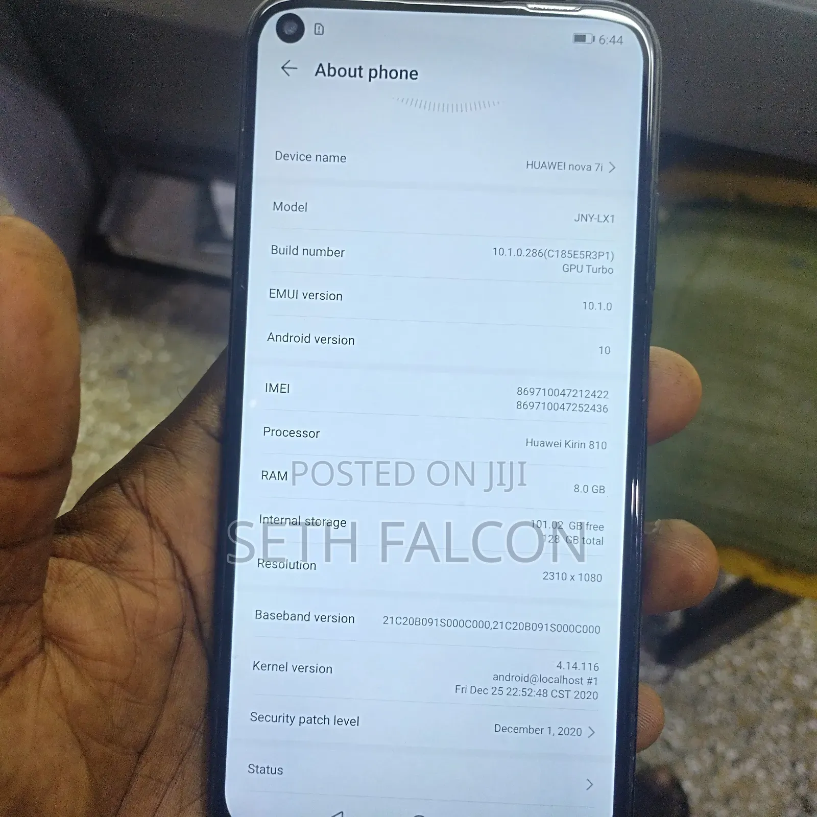 Huawei Nova 7i 128 GB Black