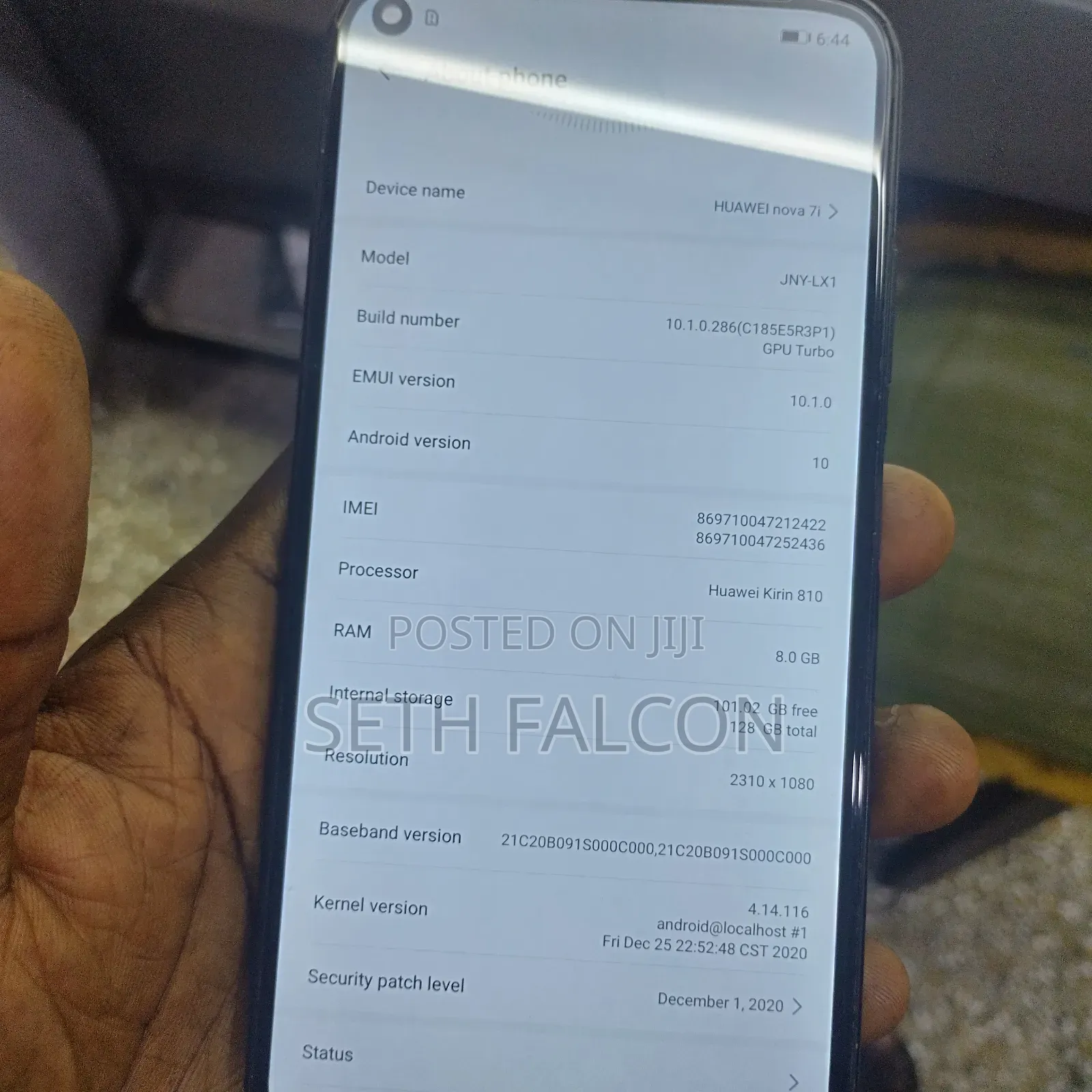 Huawei Nova 7i 128 GB Black
