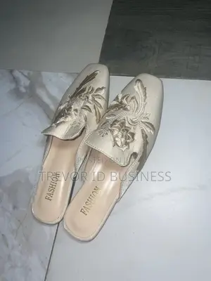 Beige Half Shoe