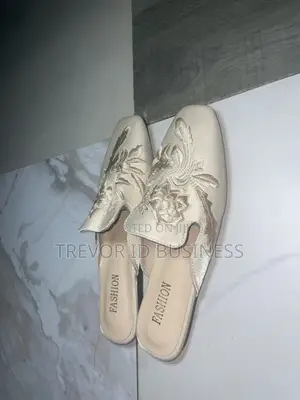 Beige Half Shoe