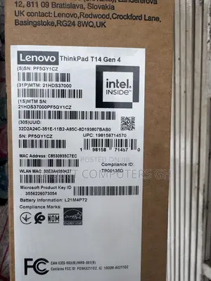New Laptop Lenovo ThinkPad T14 16GB Intel Core i7 SSD 512GB