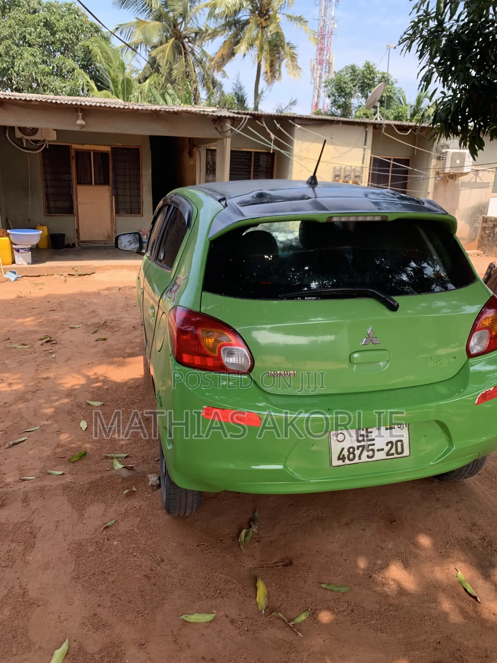Mitsubishi Mirage DE 4dr Hatchback (1.2L 3cyl 5M) 2015 Green