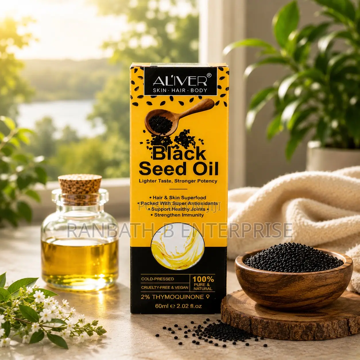 ALIVER Black Seed Oil – Premium Natural Formula