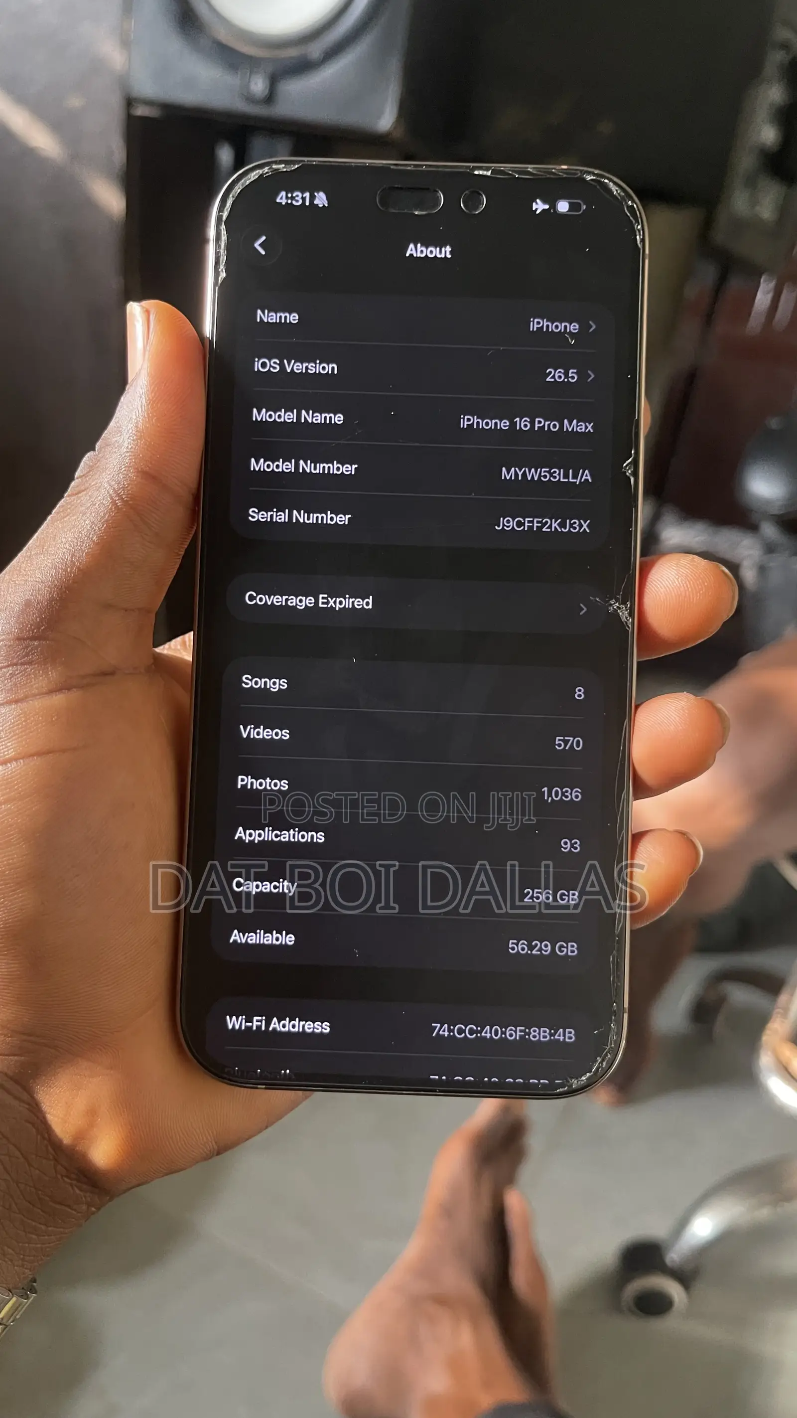 Apple iPhone 16 Pro Max 256 GB White