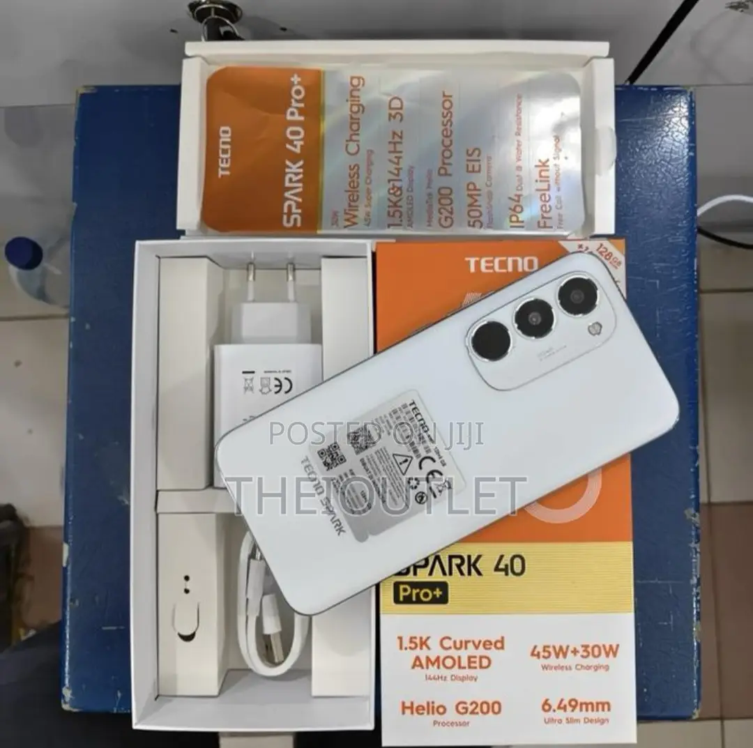 New Tecno Spark 40 Pro+ 256 GB Silver