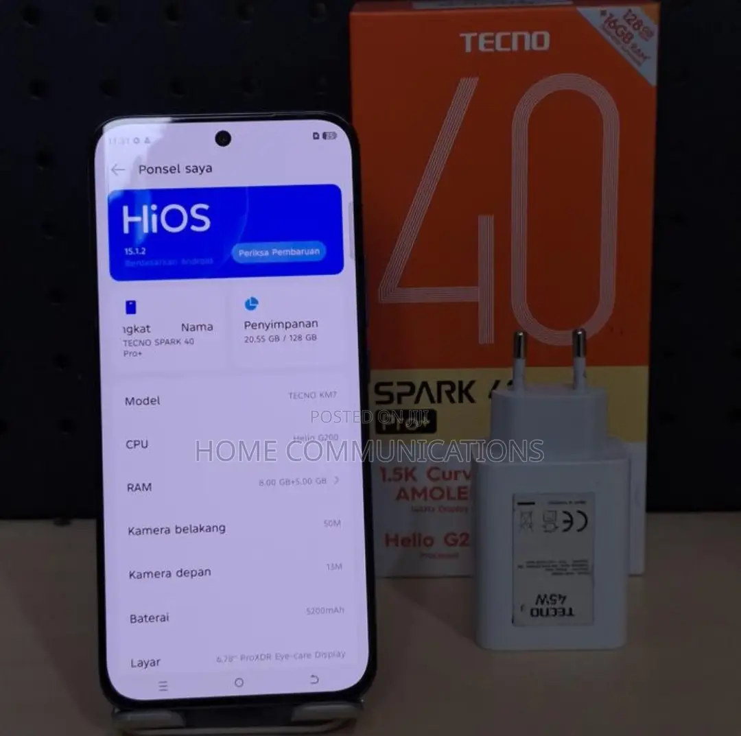 New Tecno Spark 40 Pro+ 256 GB Gray