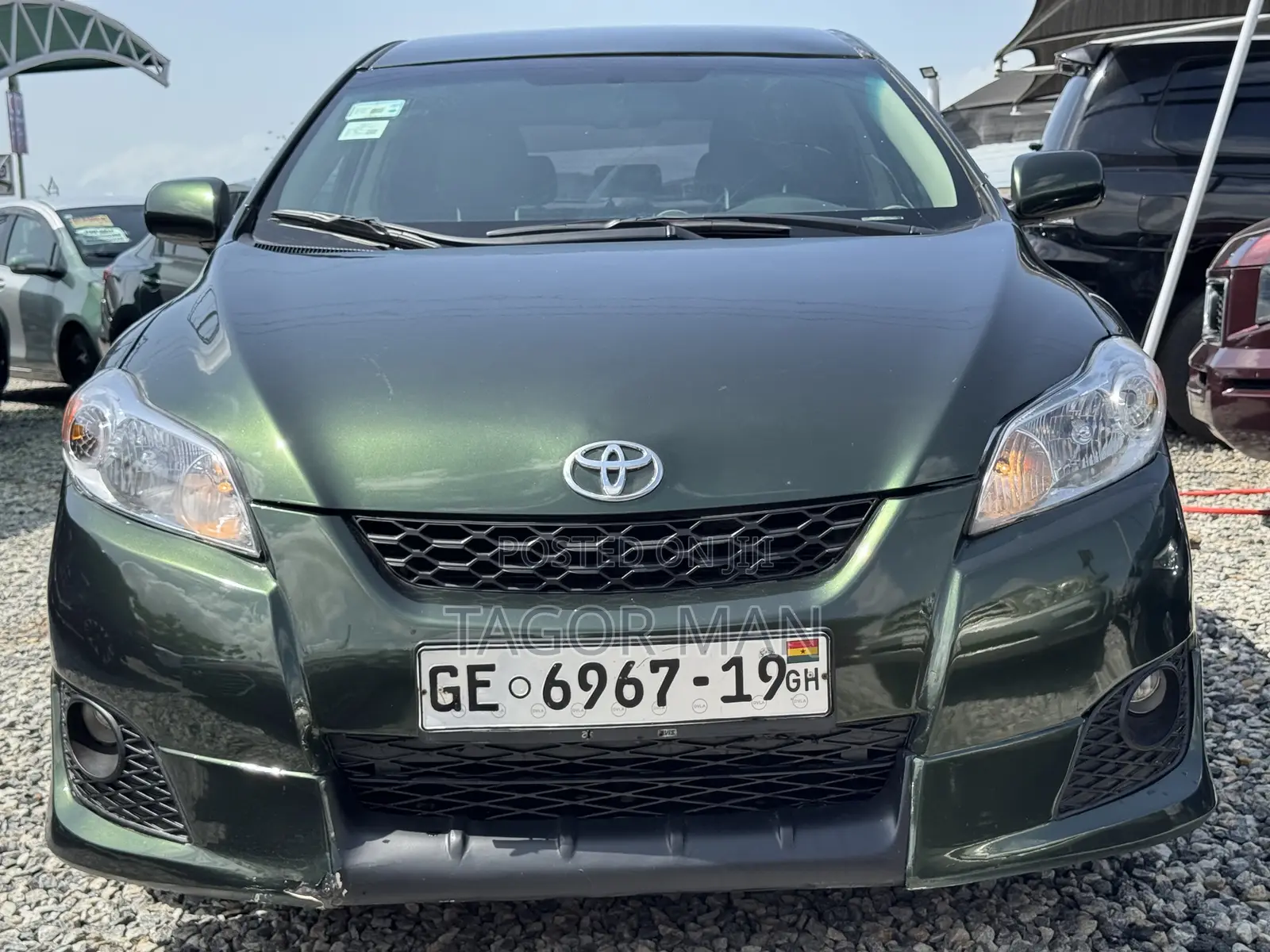Toyota Matrix S Hatchback AWD (2.4L 4cyl 4A) 2012 Green
