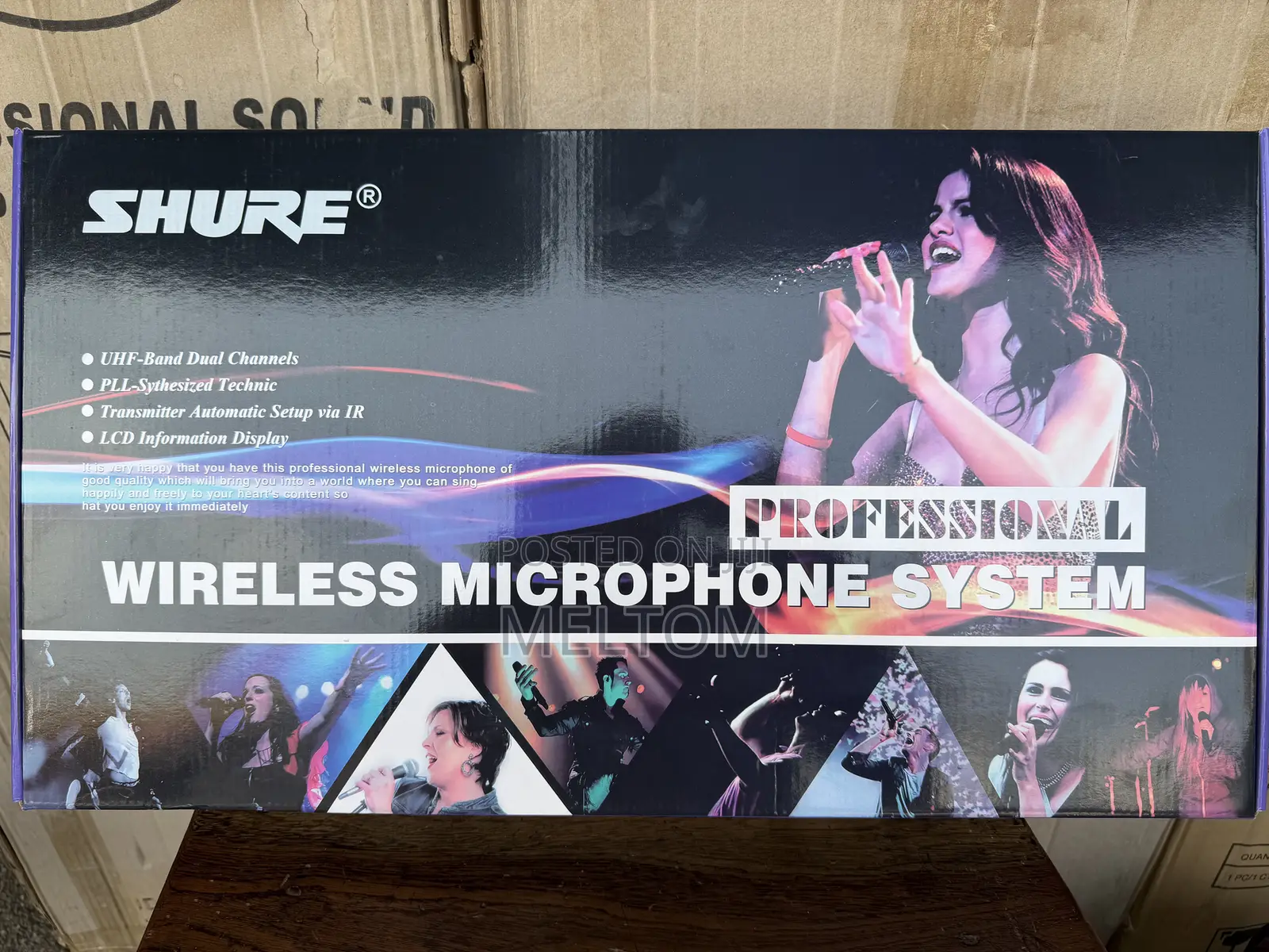 Shure U-6600 4in1 Professional Wireless Head and Lapel Microphone