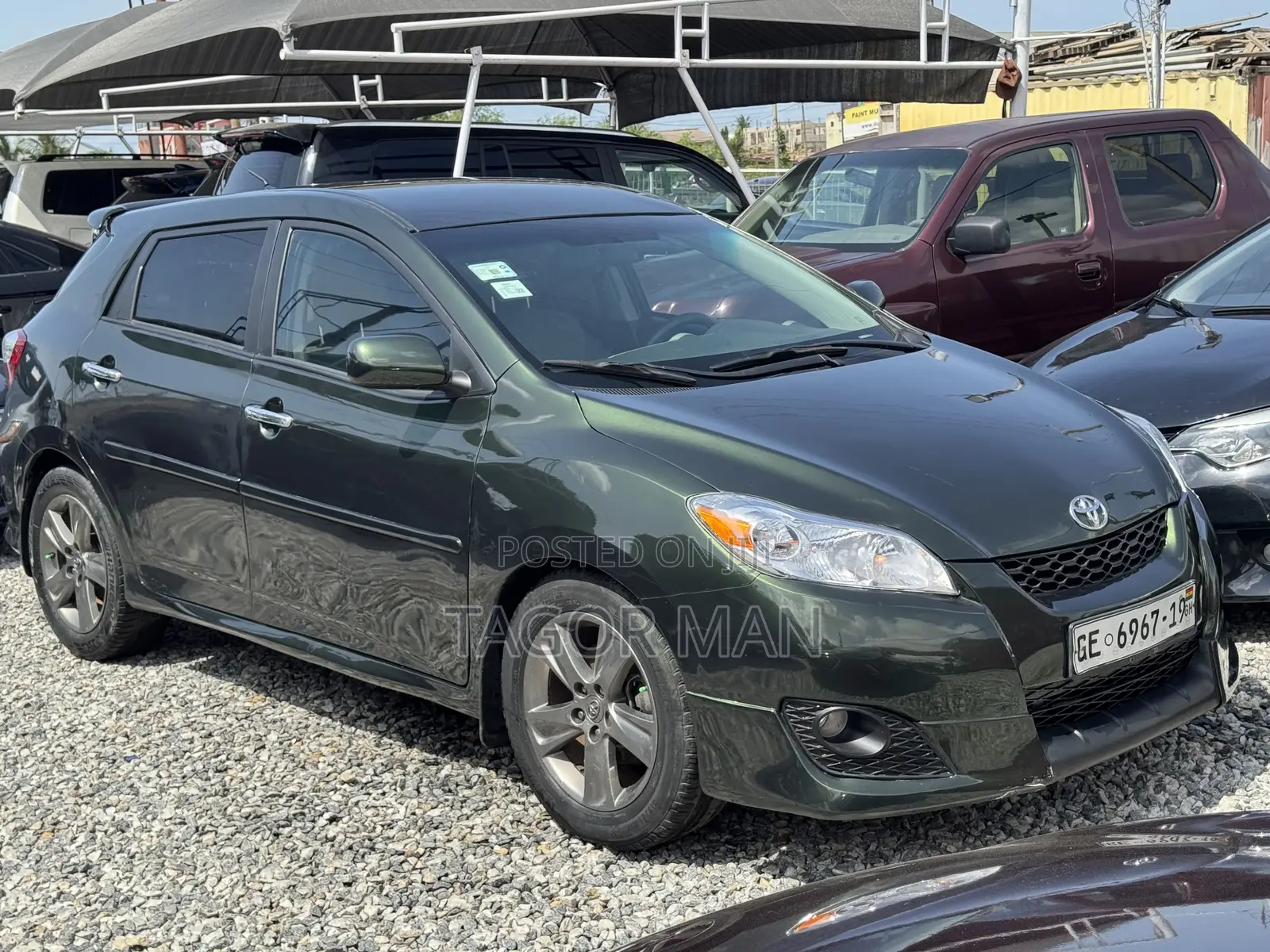 Toyota Matrix S Hatchback AWD (2.4L 4cyl 4A) 2012 Green