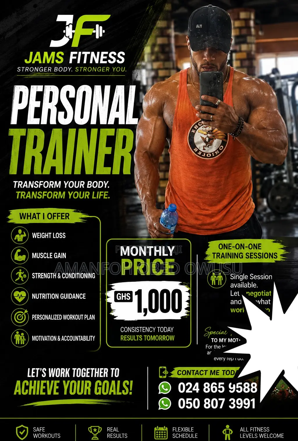 Jams Fitness | Personal Trainer – Weight Loss Muscle Gain