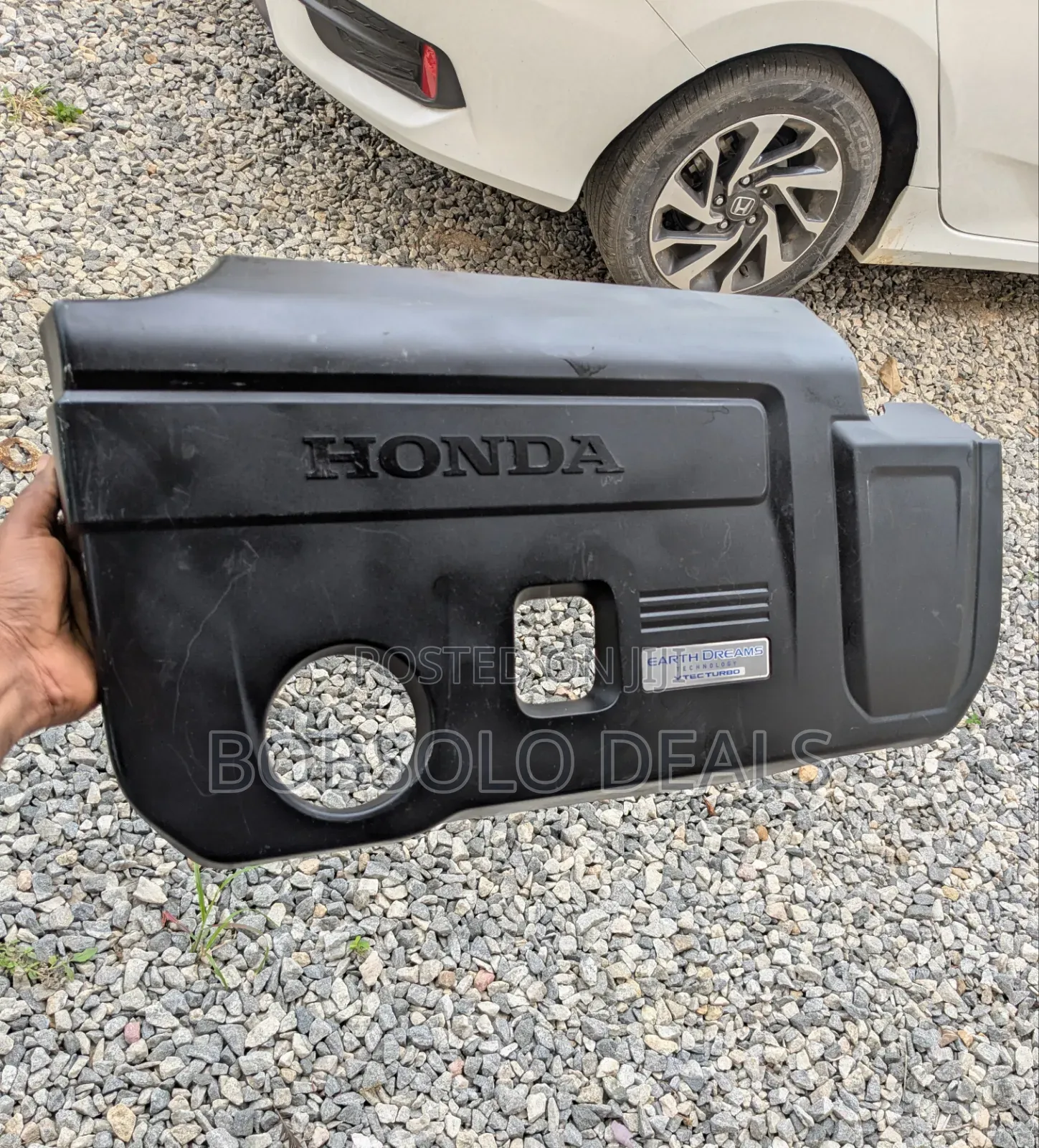 2018-2022 Honda Accord Front Engine Top Cover Black 2.0l