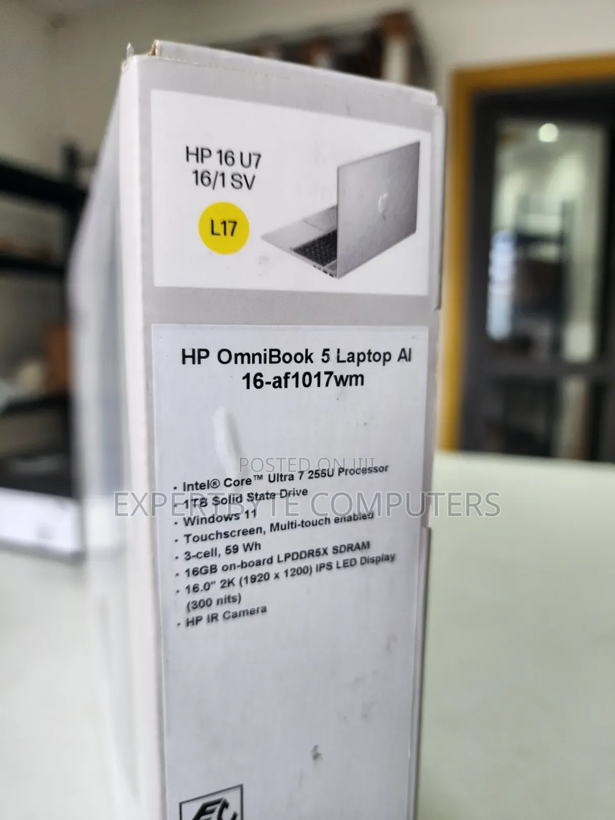 New Laptop HP OmniBook 5 16" 16GB Intel Core Ultra 7 SSD 1T