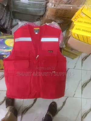 Red Media Vest