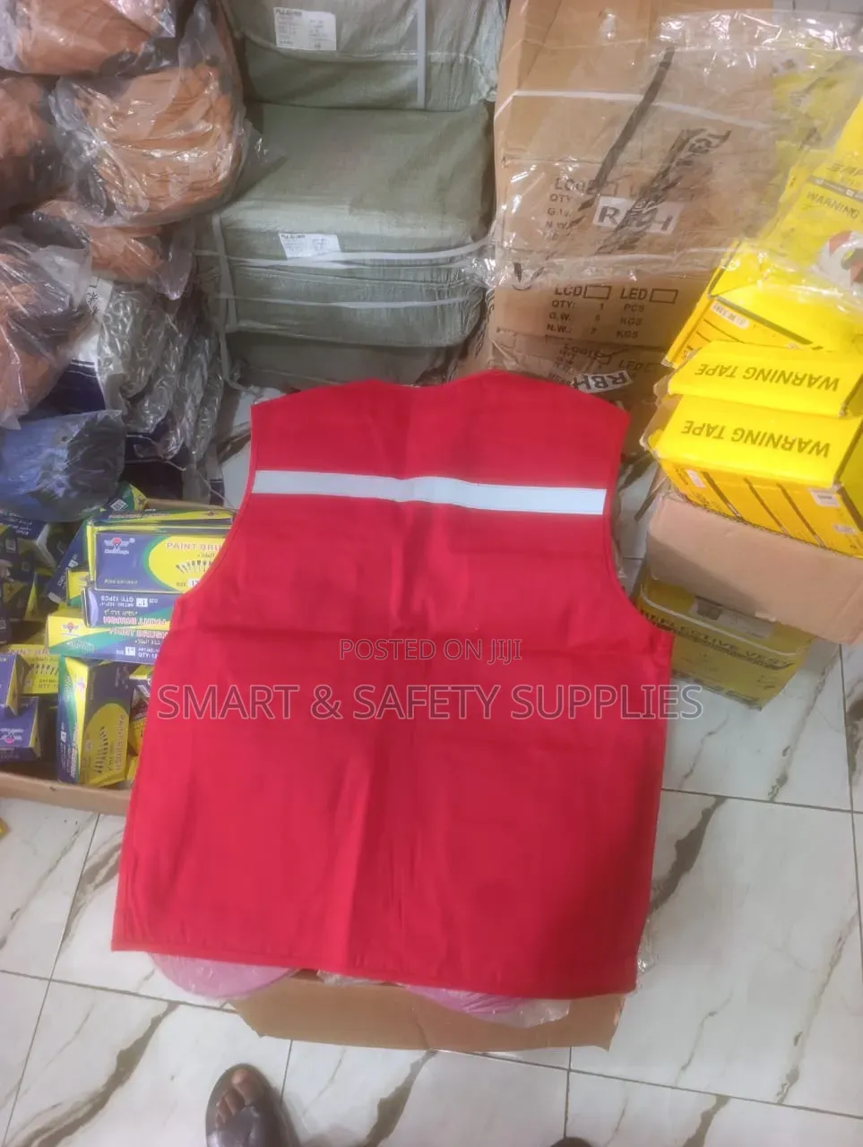 Red Media Vest
