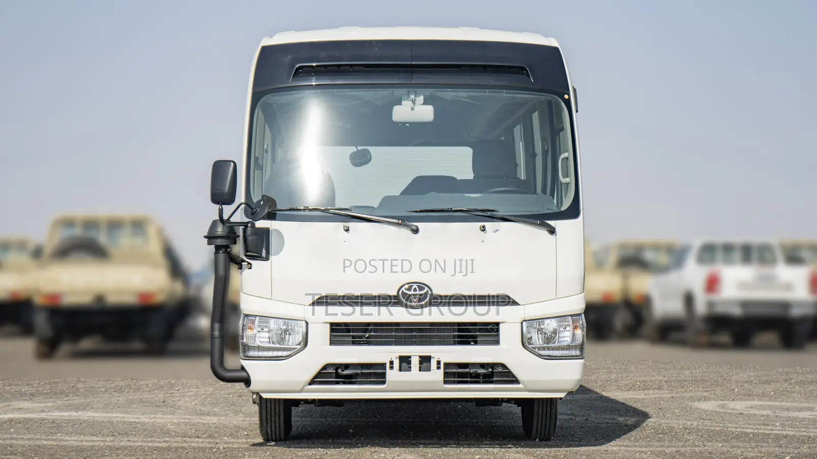 New Toyota Coaster 2025 White