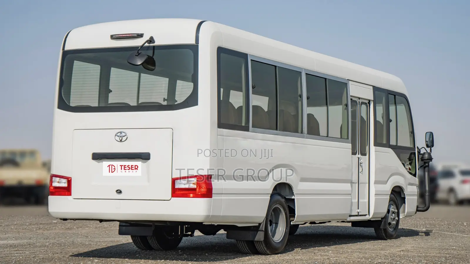 New Toyota Coaster 2025 White