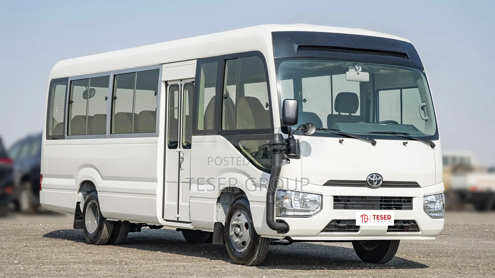 New Toyota Coaster 2025 White