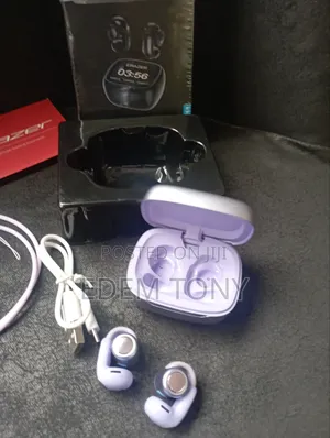 Lenovo Erazer XF28 Open-Wear Stereo Clip-on Earbuds in Purple
