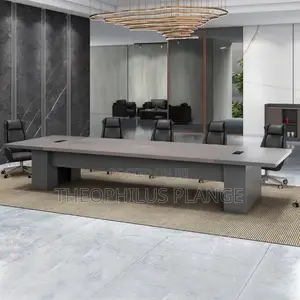 Gray Conference Table