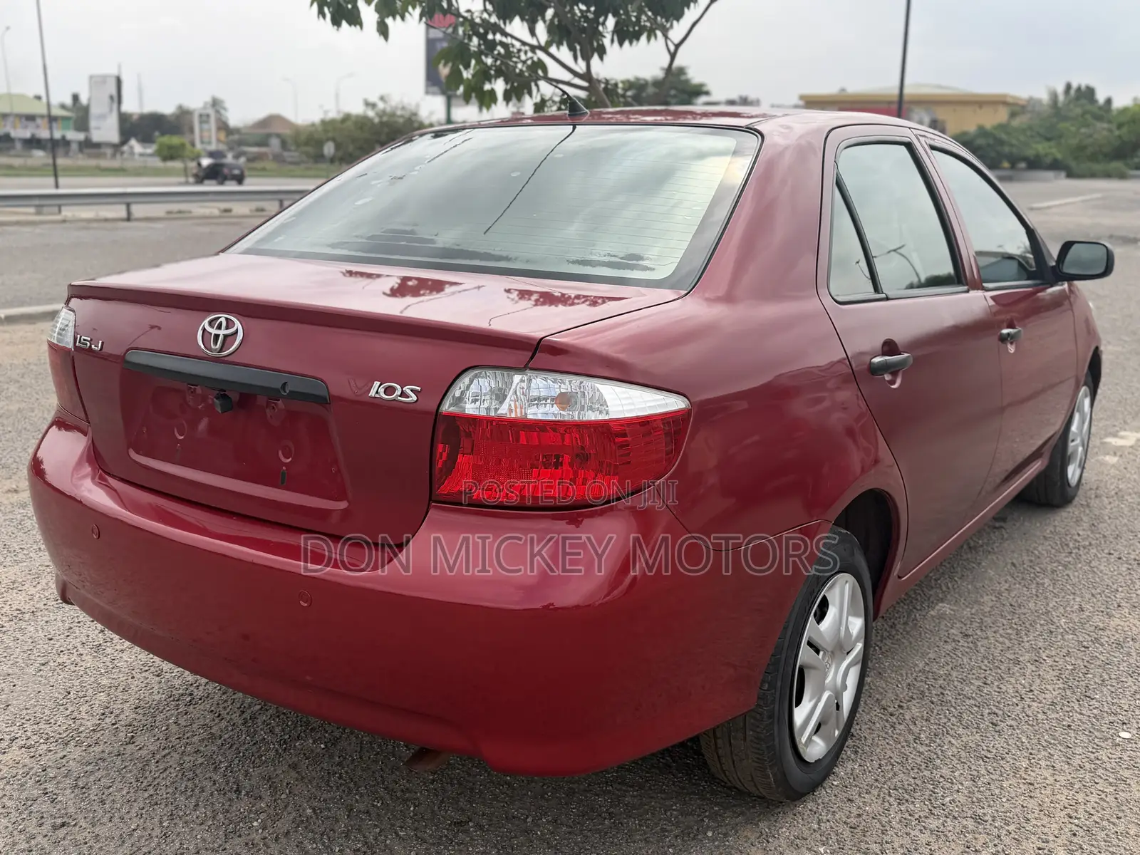 Toyota Vios 2008 Burgundy