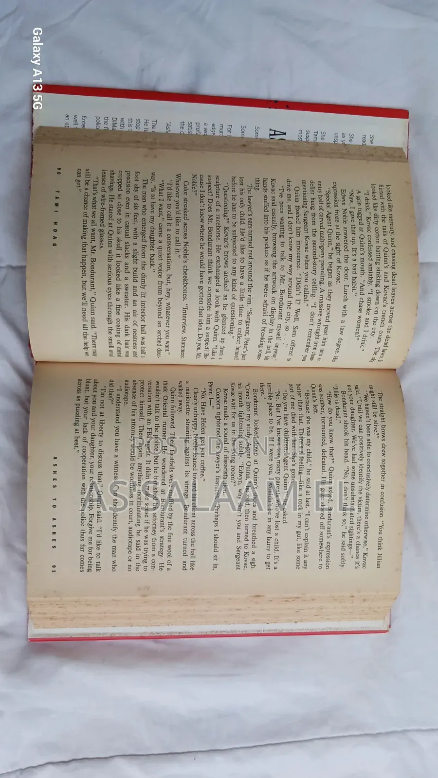 Ashes to Ashes – Tami Hoag (Used, Good Condition)