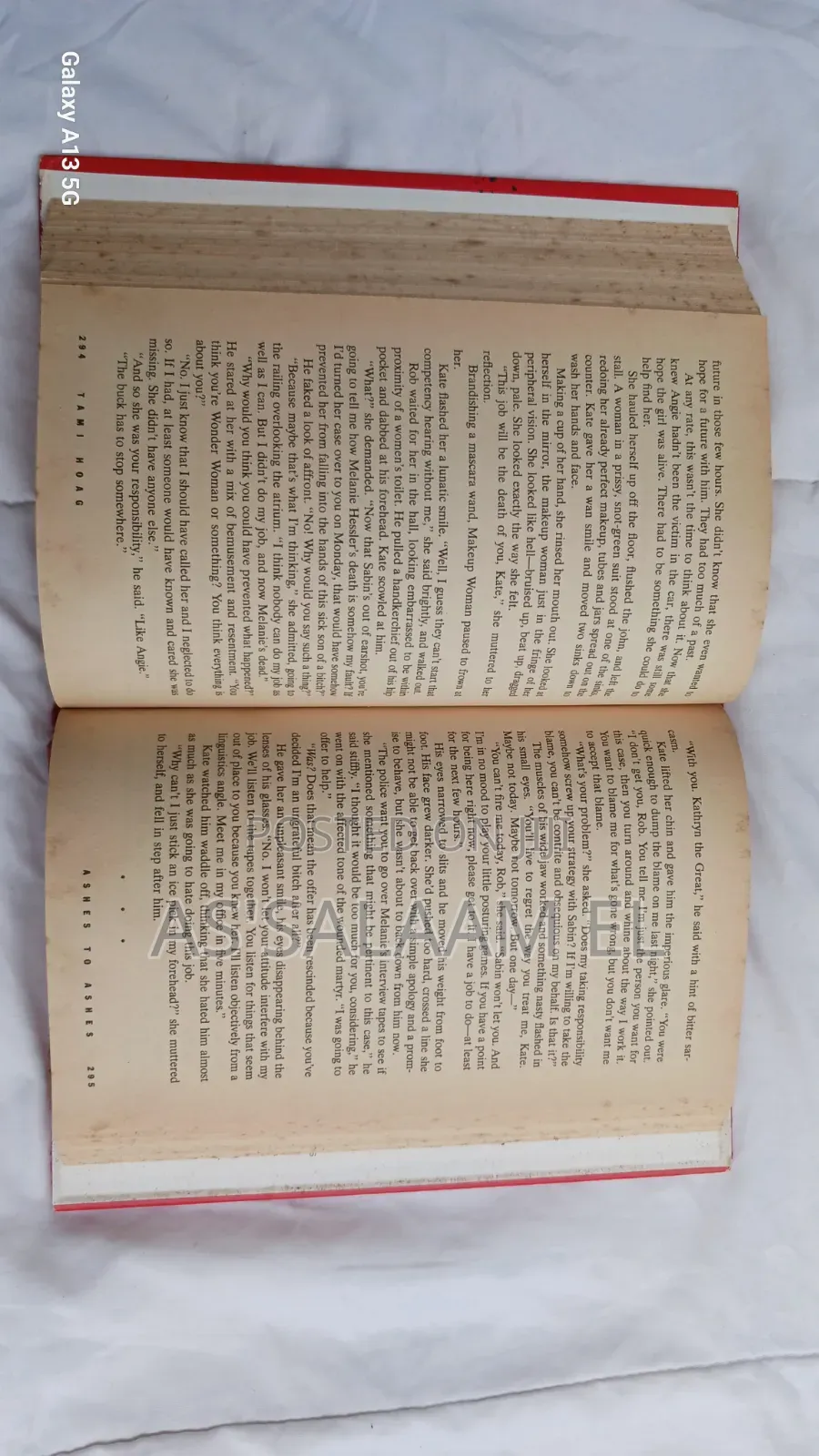 Ashes to Ashes – Tami Hoag (Used, Good Condition)