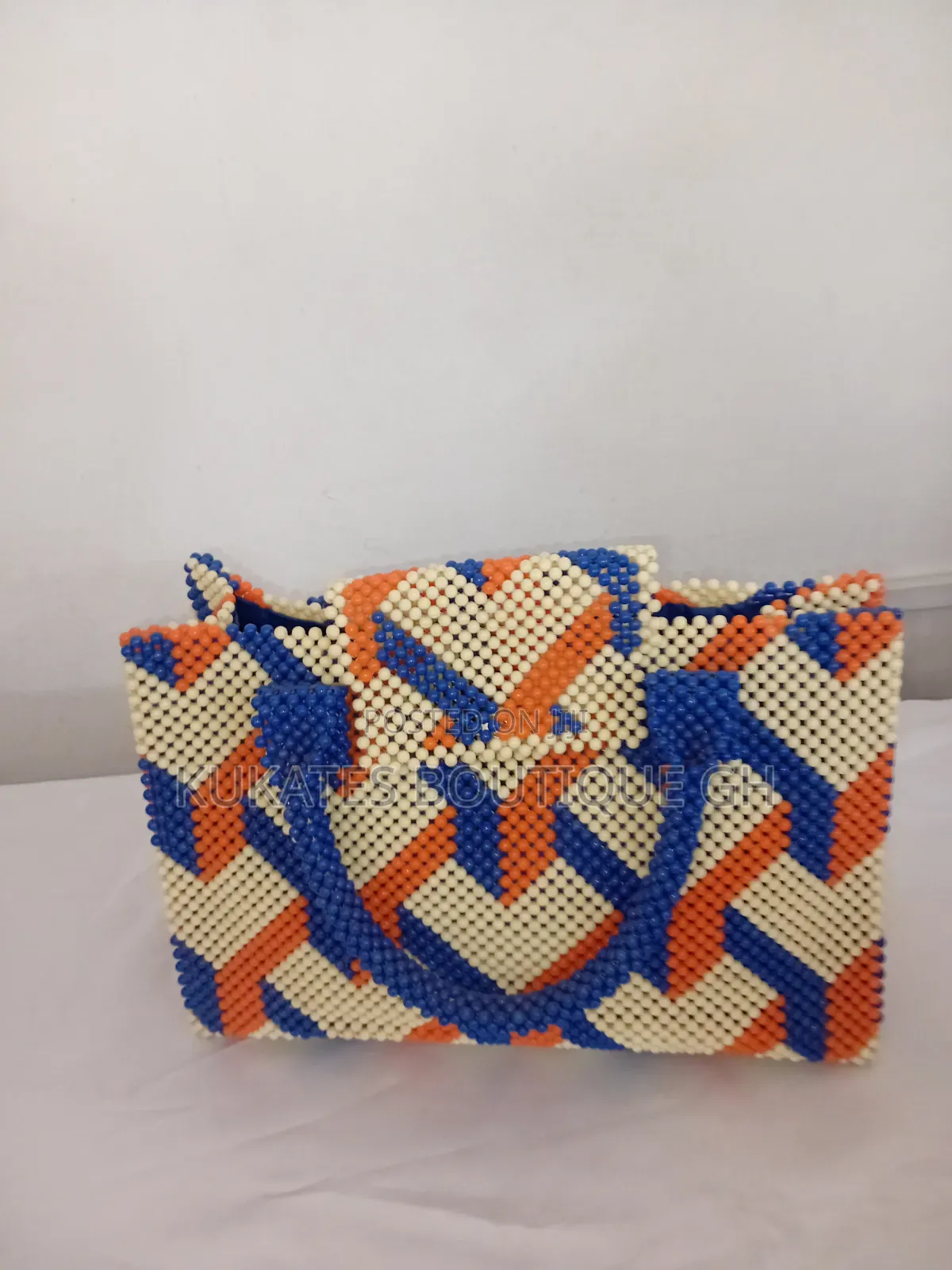 Handcrafted Multicolor Beaded Clutch Bag