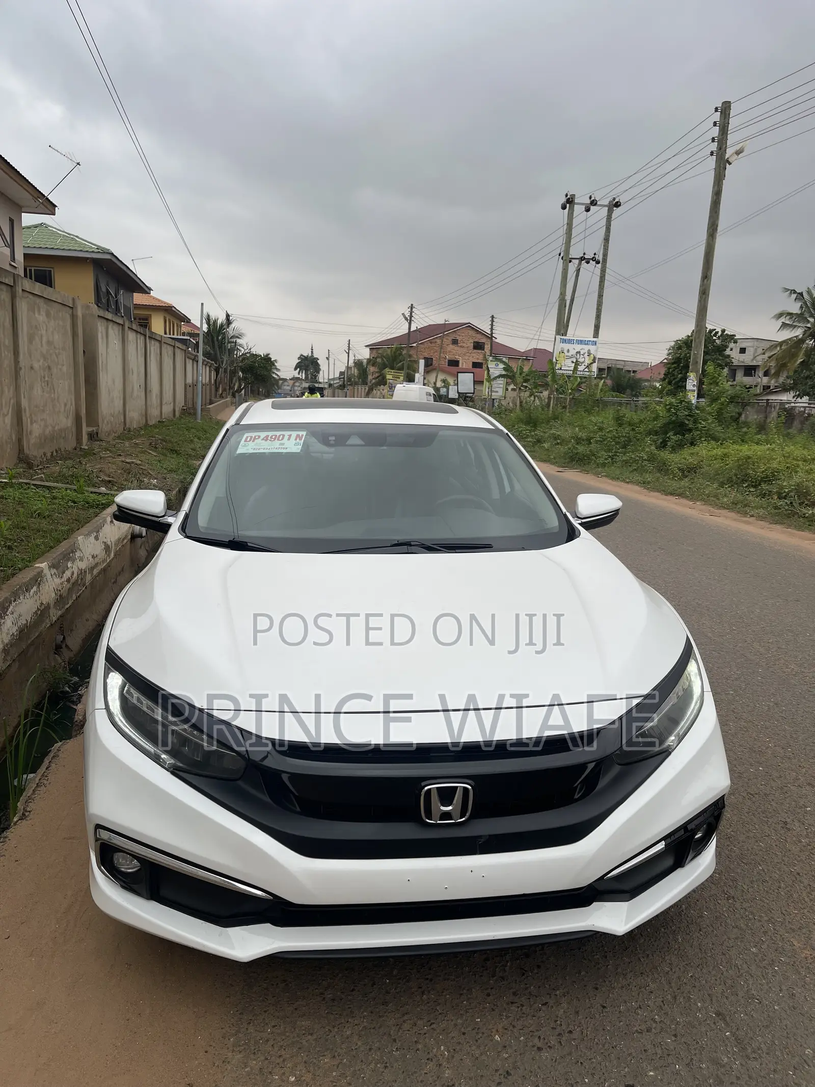 Honda Civic Touring Sedan 2019 White
