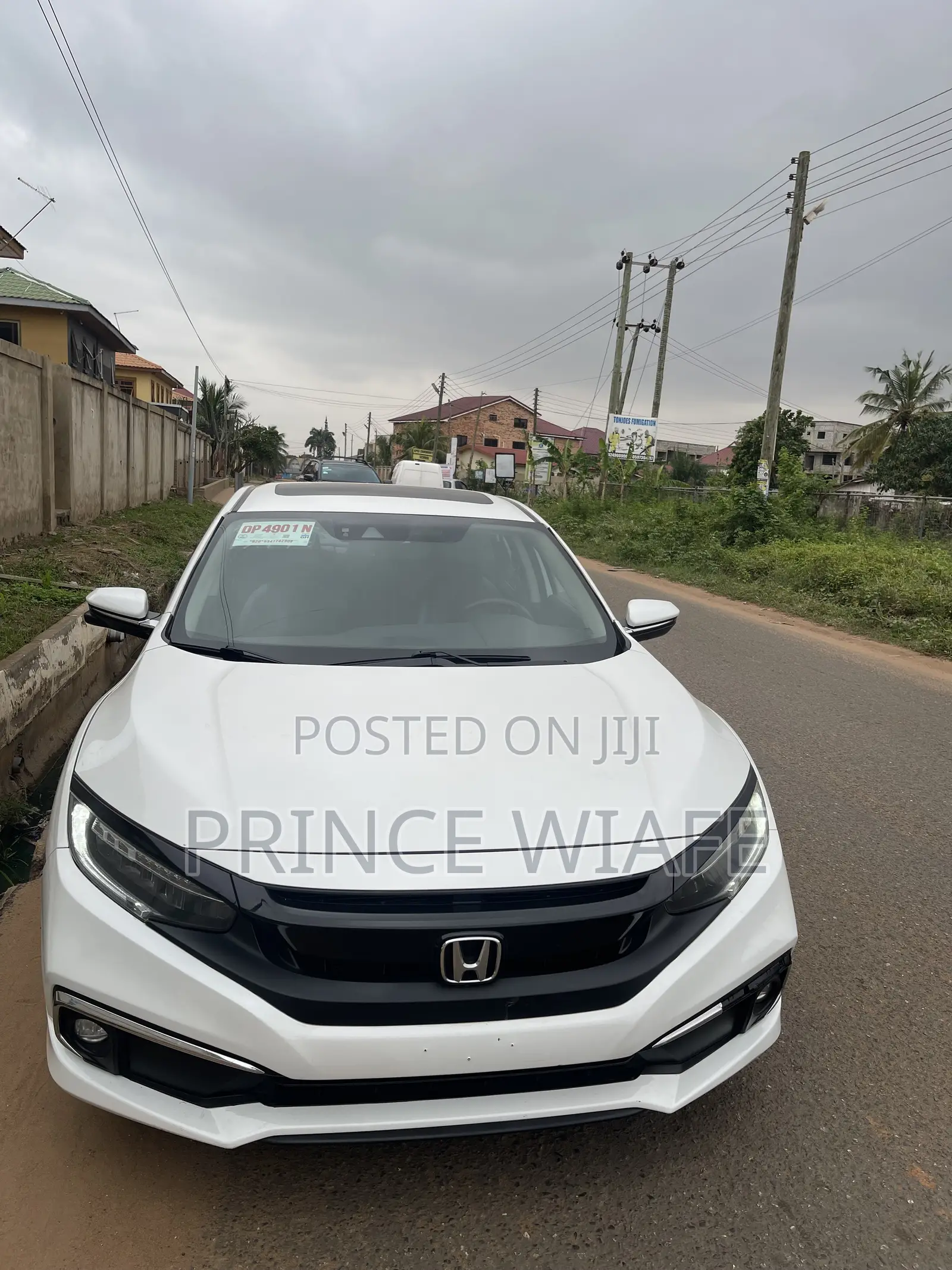 Honda Civic Touring Sedan 2019 White