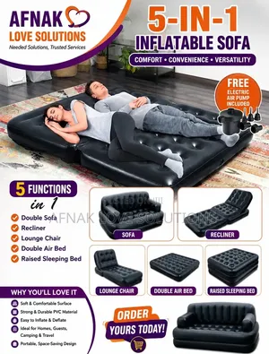 Bestway 5in1 Air Sofa Bed With Pump
