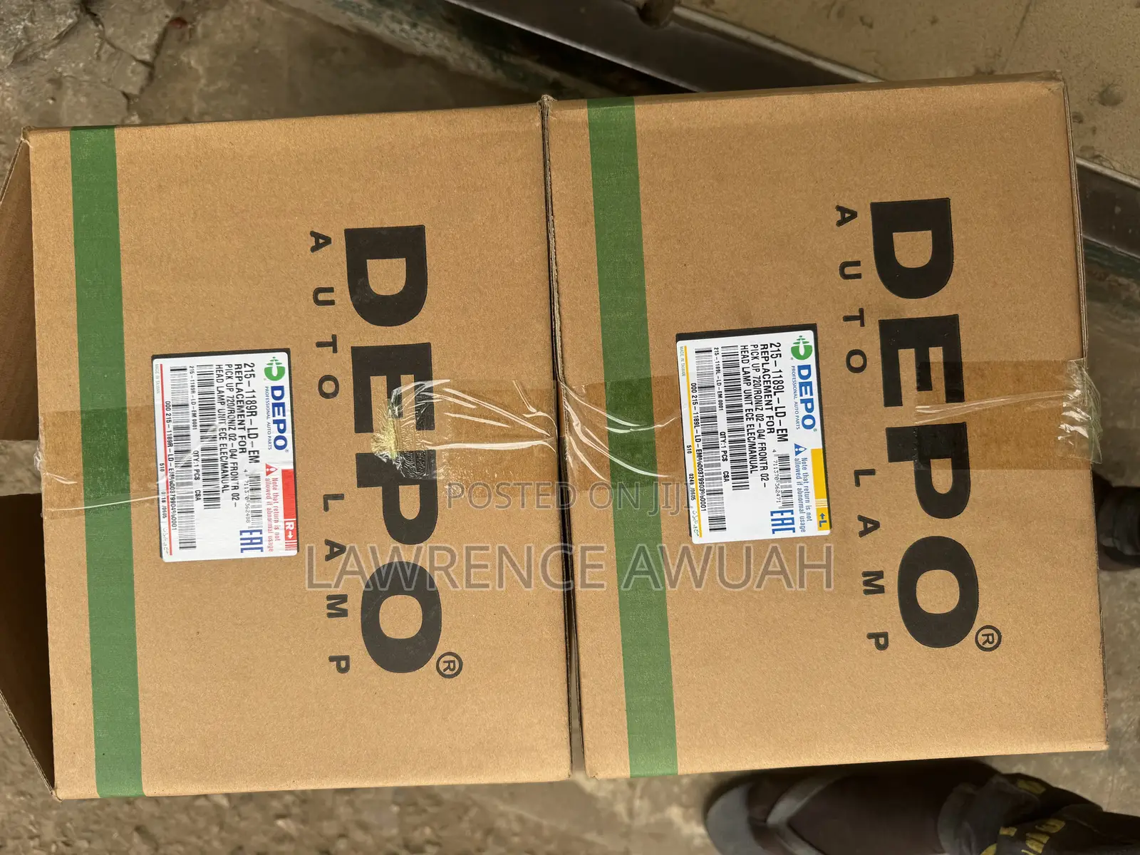 Nissan Pickup, NP300, Hardbody Original Headlamp or Headlight