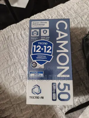 New Tecno Camon 50 Ultra 256 GB Black