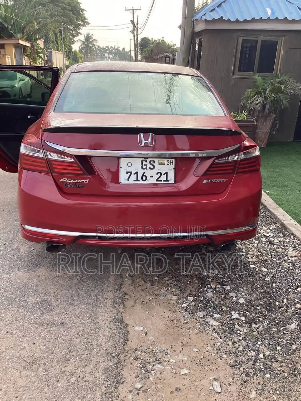Honda Accord Sport 4dr Sedan FWD (2.4L 4cyl 2A) 2016 Red