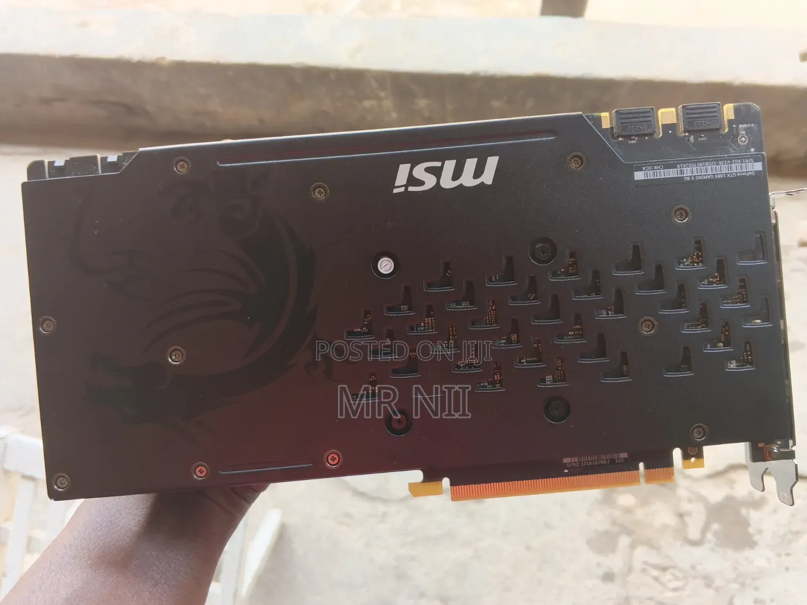 MSI GeForce GTX 1080 8GB Graphics Card