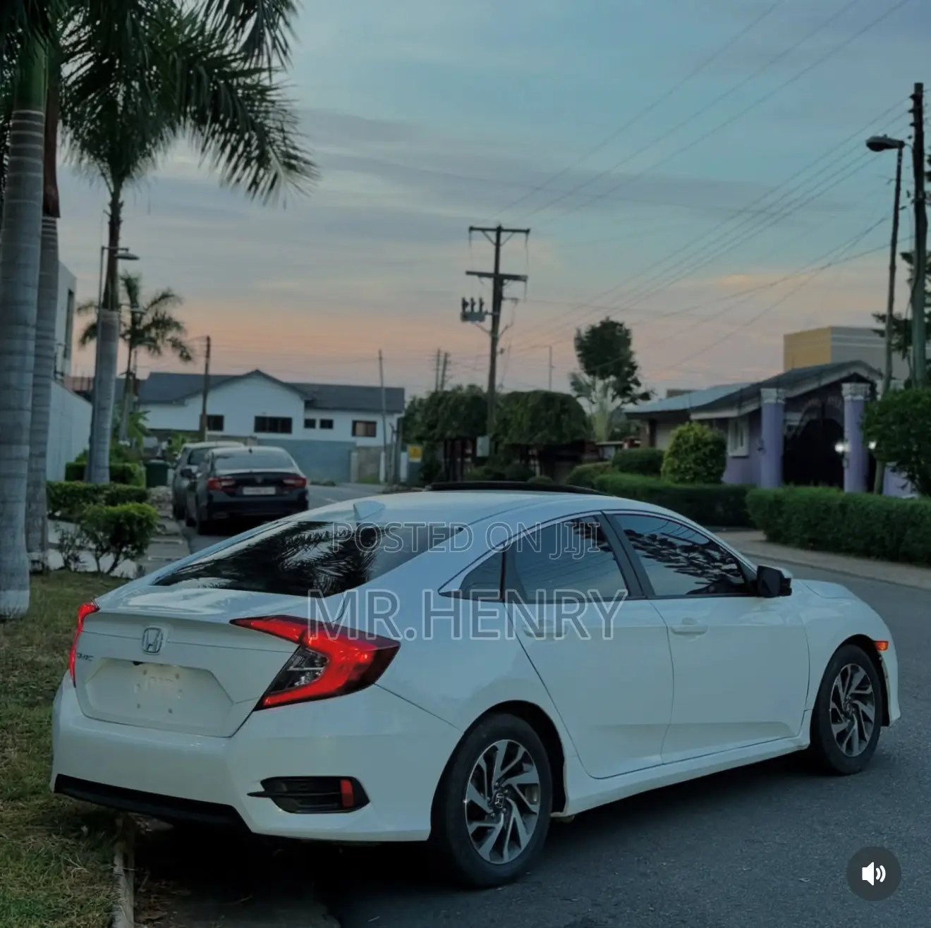 Honda Civic EX Sedan 2018 White