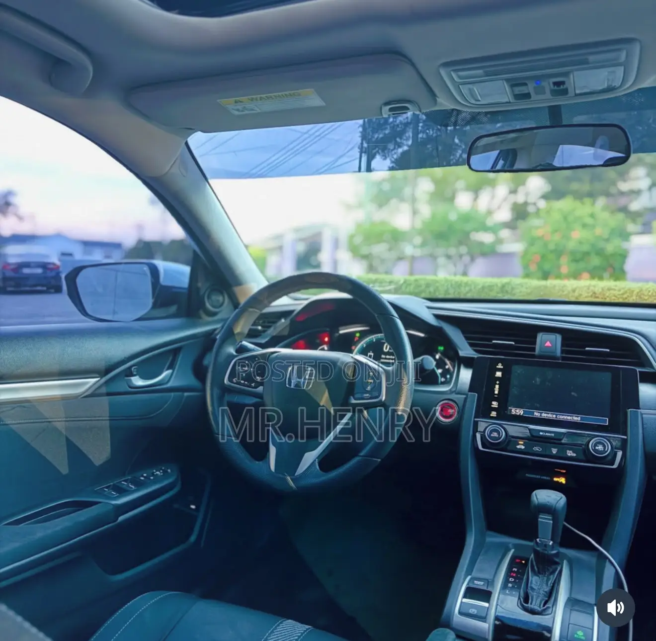 Honda Civic EX Sedan 2018 White