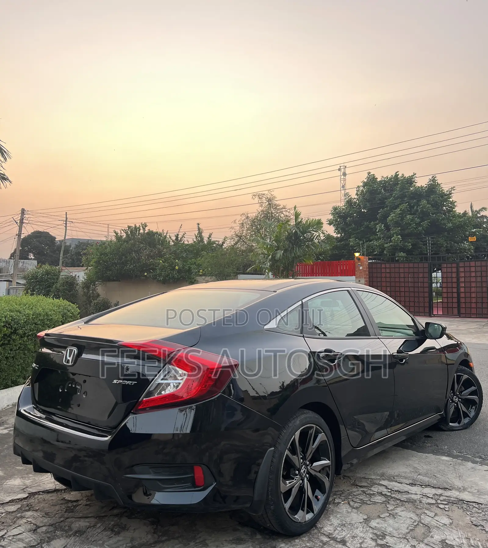 Honda Civic Sport Sedan 2020 Black