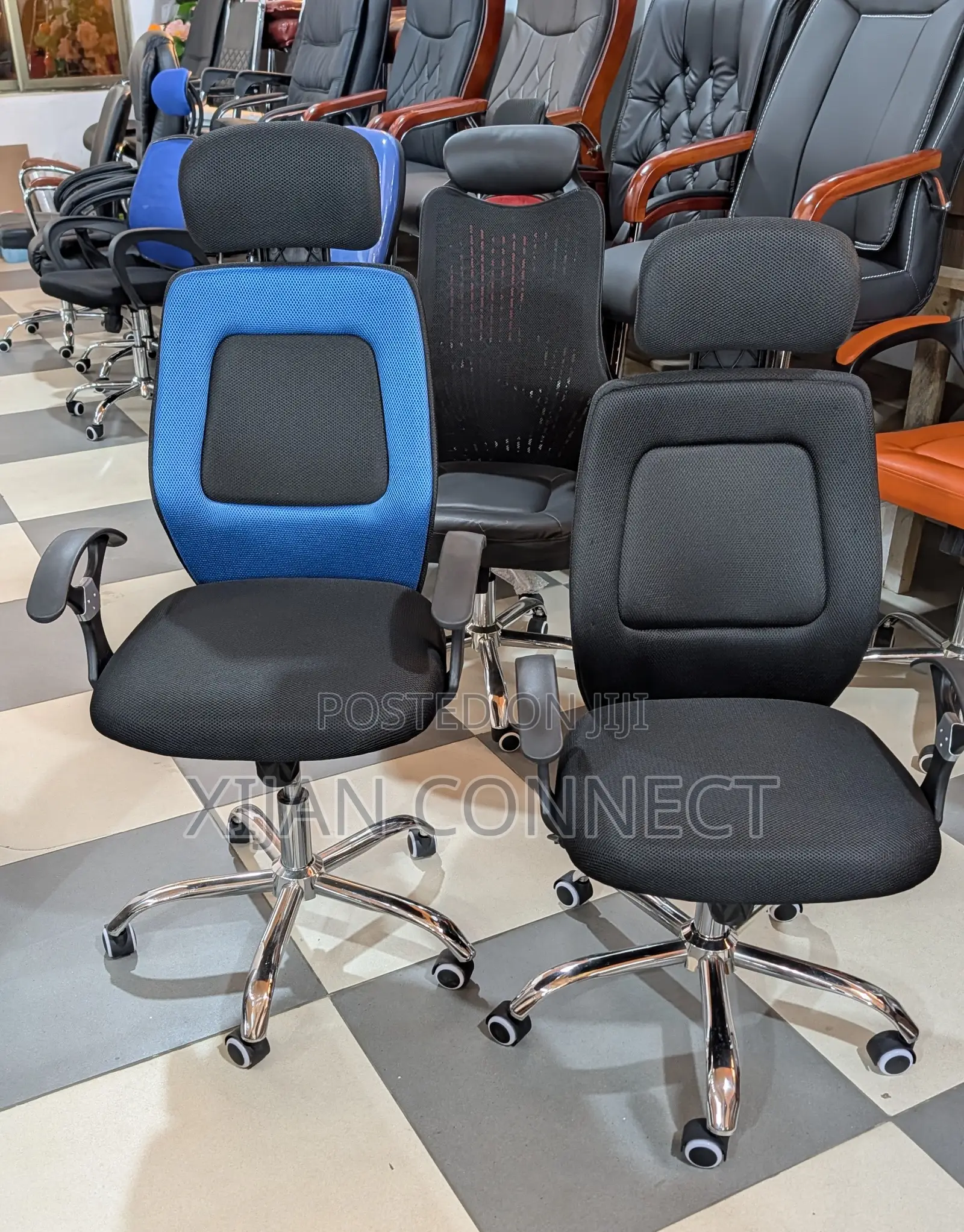 Office Desk and Ergonomic Chair Set for Home and Workplace