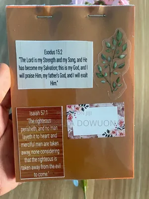 Simple Jotters With Scriptures Printed on the Front and Back