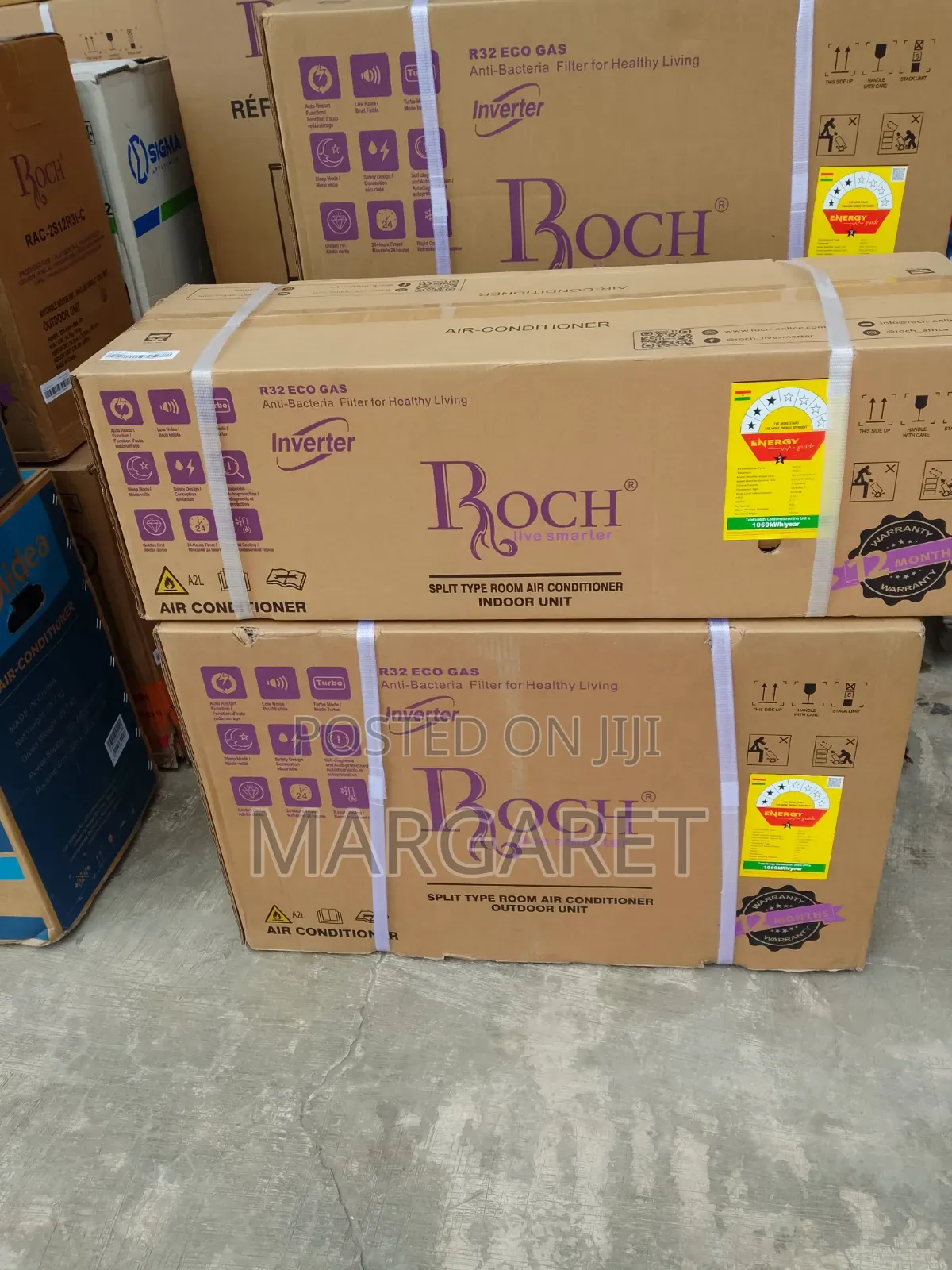 Low Noise Roch 1.5 HP Inverter Air Condition