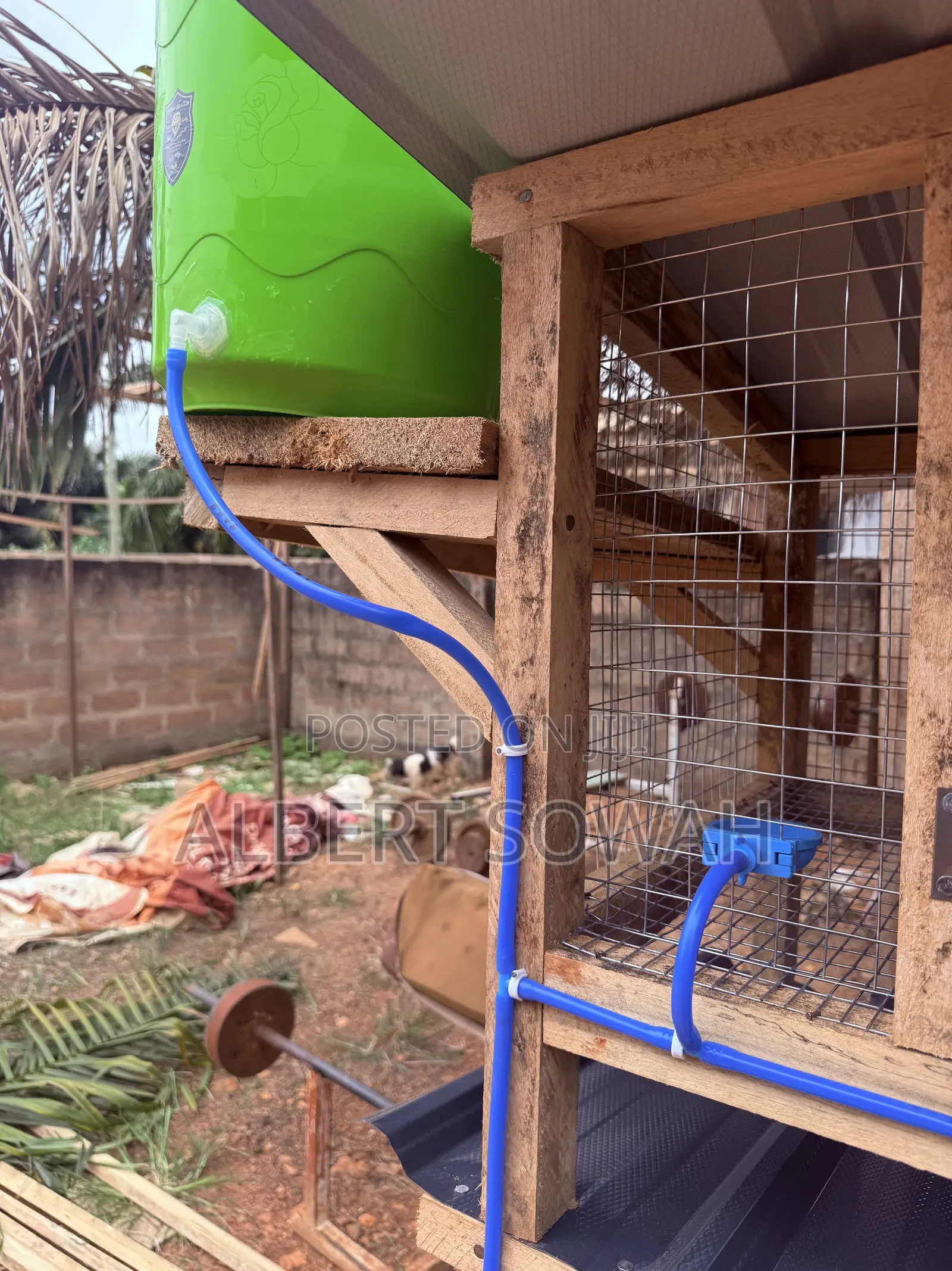 15 Rooms Modern Wooden Rabbit and Grasscutter Cage