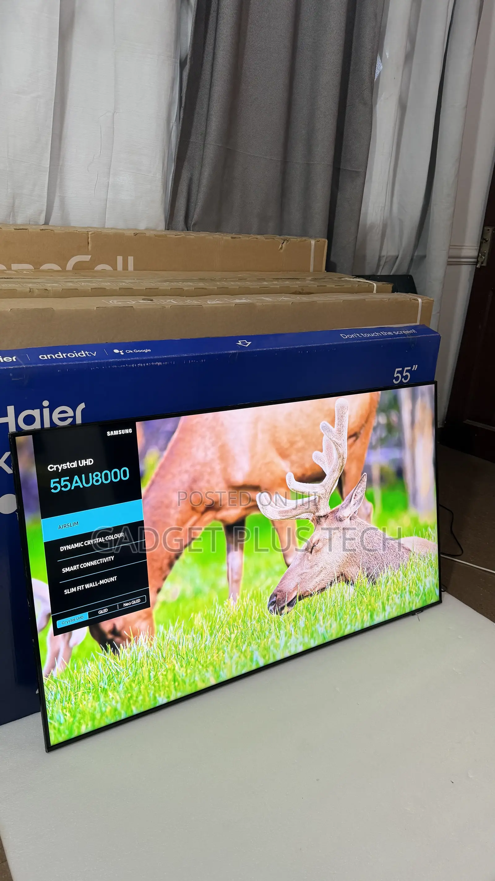 2021/22 55” Samsung Airslim Crystal Smart TV