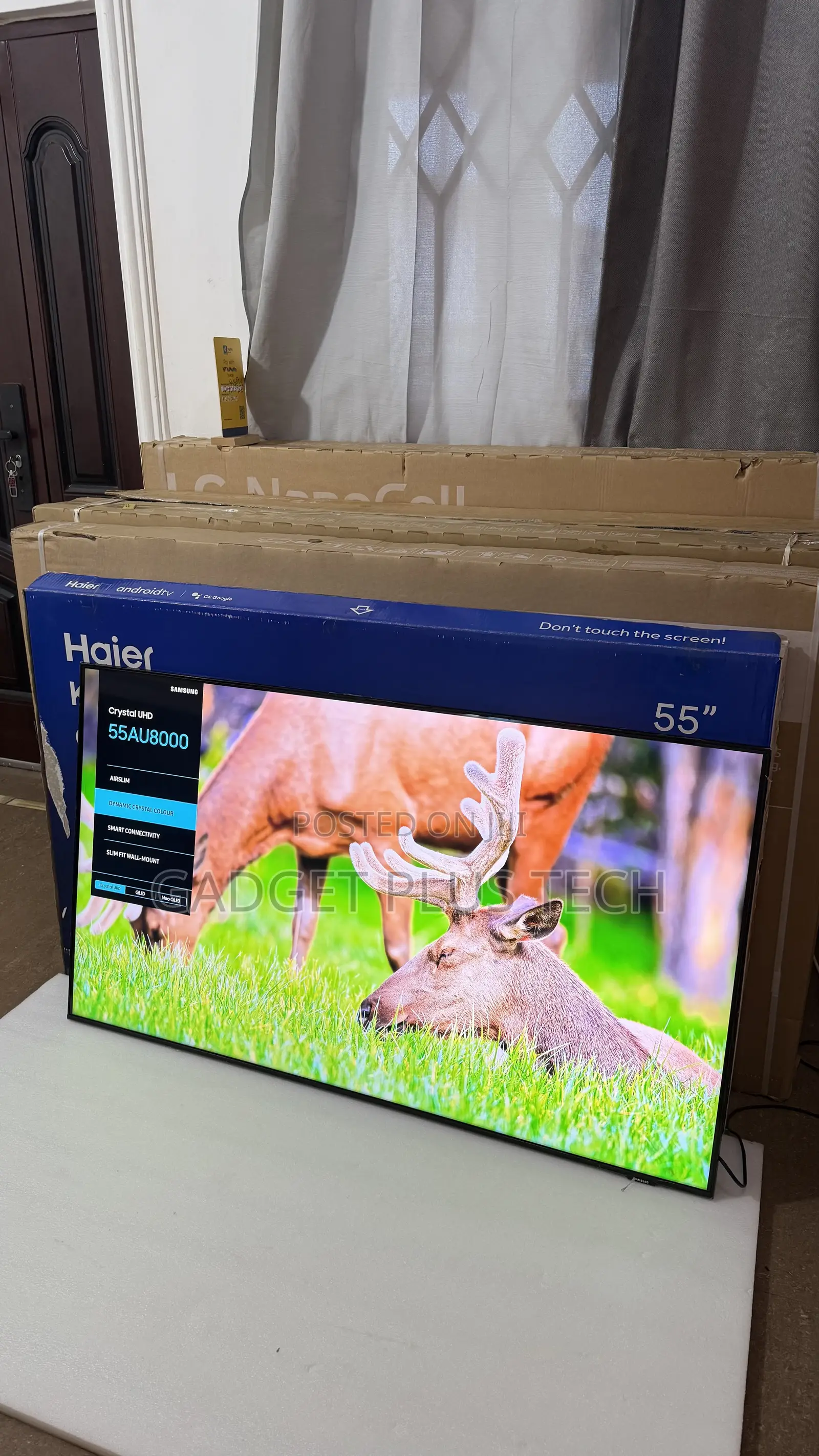 2021/22 55” Samsung Airslim Crystal Smart TV