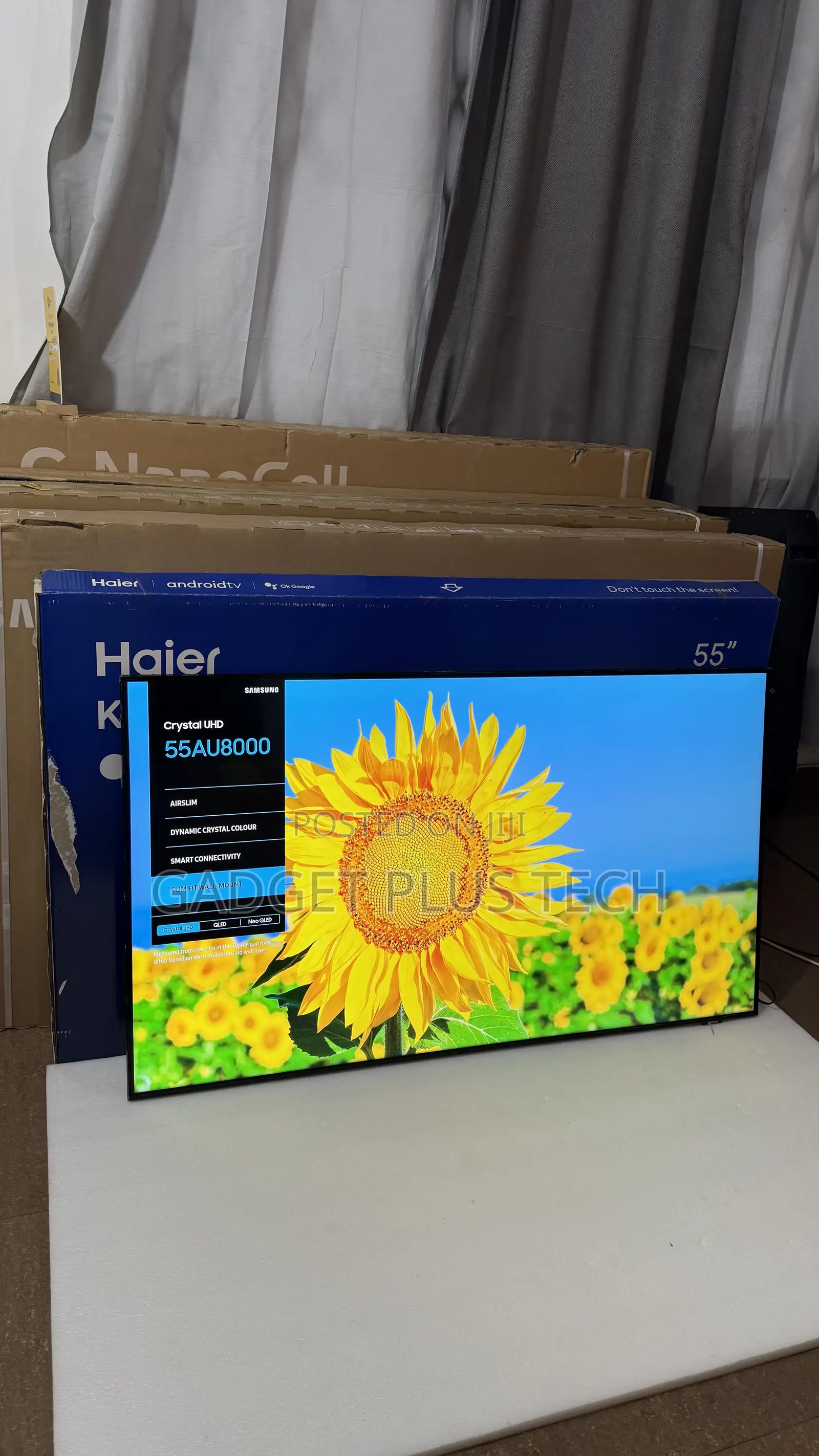 2021/22 55” Samsung Airslim Crystal Smart TV