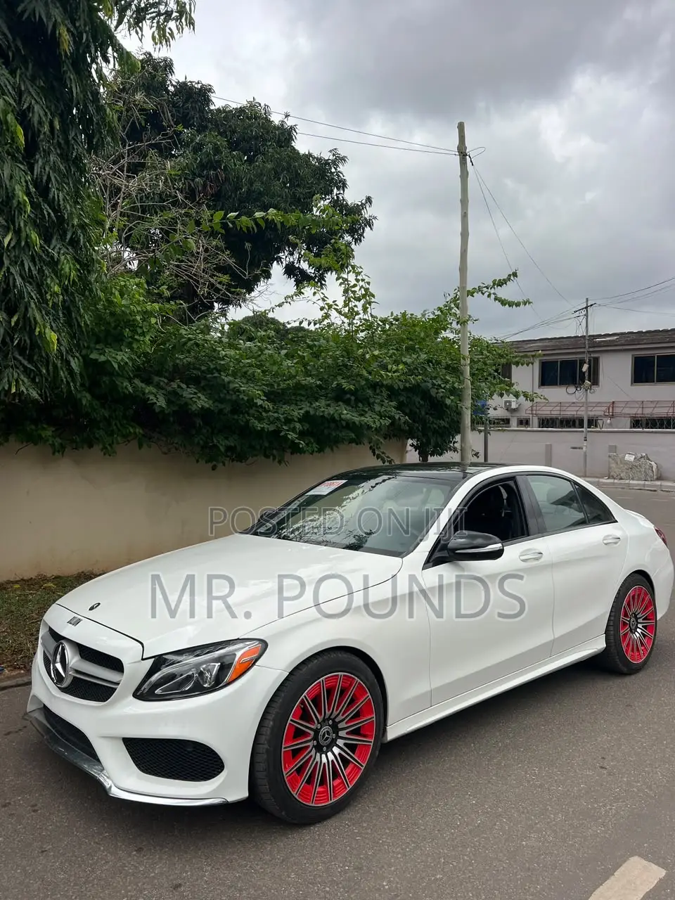Mercedes-Benz C300 Sport 4Matic Sedan AWD (2.0L 4cyll 7A) 2016 White
