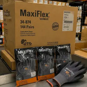 MaxiFlex 34-874 Safety Work Gloves - Master Carton 144 Pairs