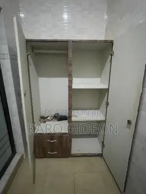 Double Door Wooden Wardrobe Home Used